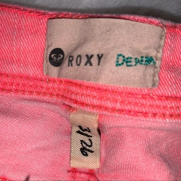 Roxy Denim Shorts Shorts, sz 3/26 - Picture 4 of 8